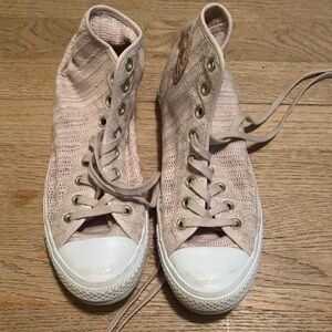 Converse Women's Pink High-Top Sneakers